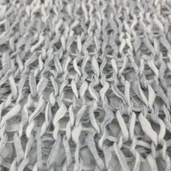 Eileen Fisher Open Knit Boxy Fit Sweater Gray L - Picture 3 of 5